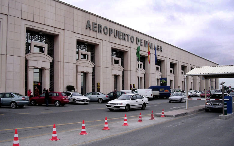 Vliegveld Malaga/Costa del SOL - Andalusië, Spanje.