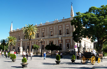 Archive of the Indies in Seville - Andalusia, Spain.