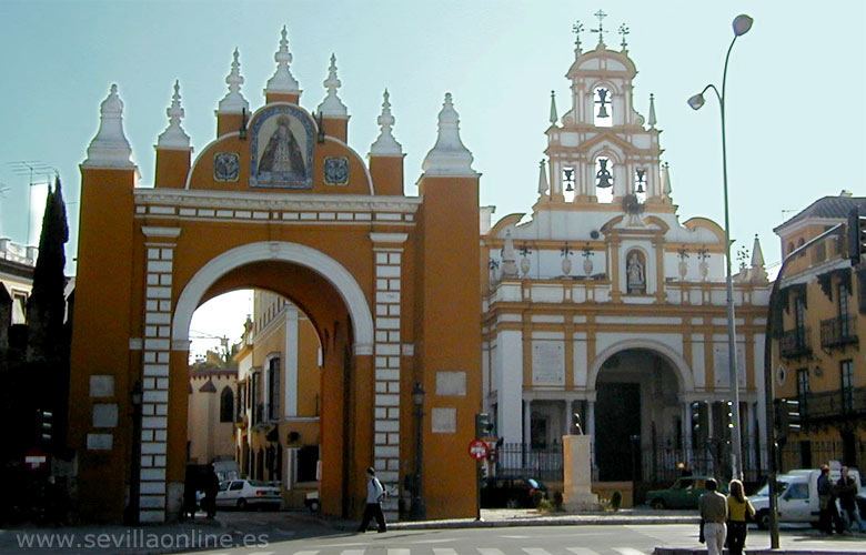 Macarena Tor und Basilika, Sevilla.