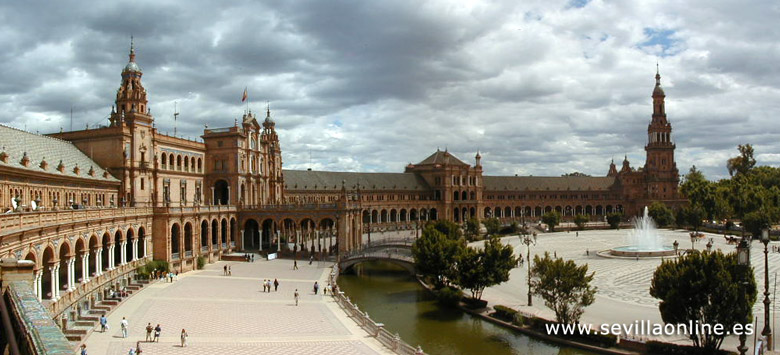 Plaza de España, vista panoramica