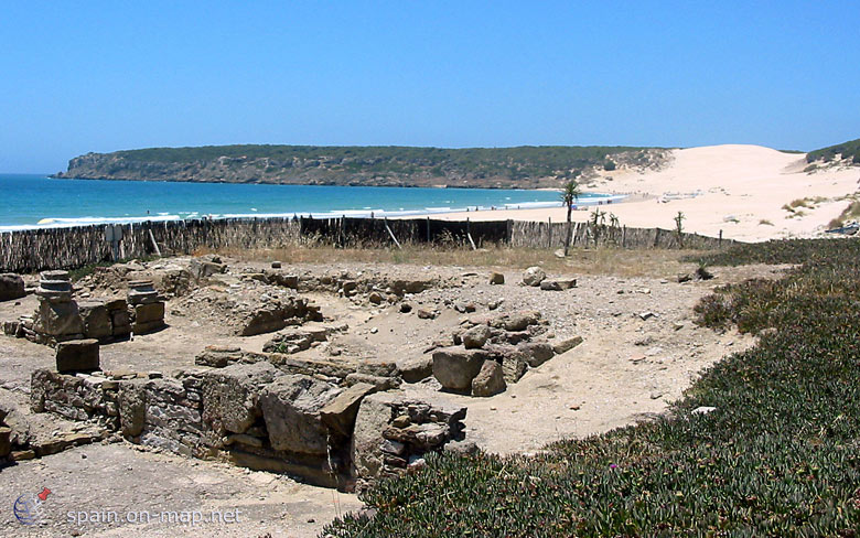 la duna de Bolonia, Costa de la Luz - Andalucía, España.