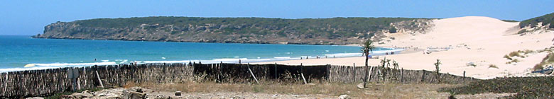 la duna de Bolonia, Costa de la Luz - Andalucía, España.