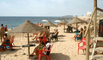 Strand-Bar in Los Caños de Meca an der Costa de la Luz 