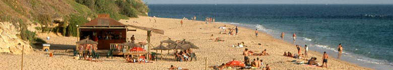 Los Caños de Meca biedt een aantal van de vele nog ongerepte stranden aan de Costa de la Luz - Andalusië, Spanje. 