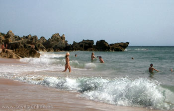 Rive rocciose vicino a Conil de la Frontera, Costa de la Luz