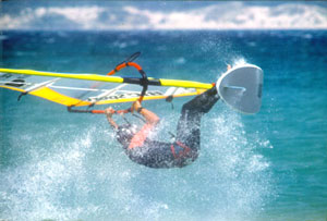 Tarifa windsurfing en kitesurfing, Costa de la Luz - Andalusië, Spanje.