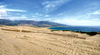 Vista sobre Valdevaqueros (bajo amenaza) - Costa de la Luz