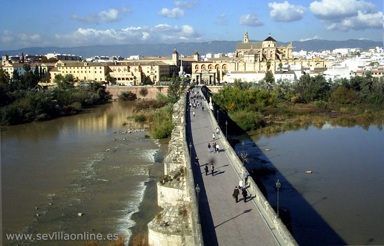 Uitzicht over Cordoba vanaf de Torre de Calahorra- Andalusië, Spanje.