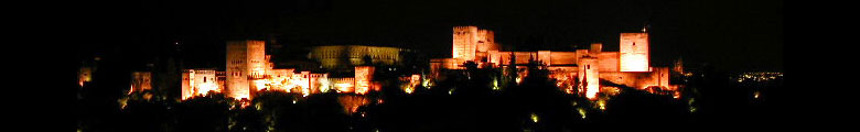 Alhambra by night.
