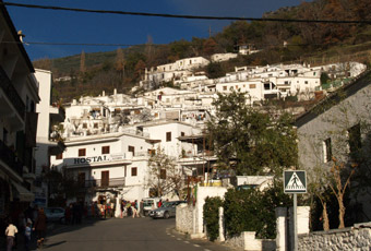 The Alpujarra natural area to the south of Sierra Nevada in the province of Granada