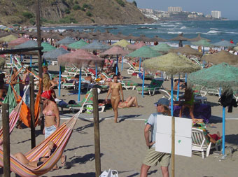 Una spiagga della Costa del SOL