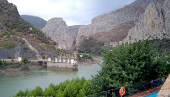 El Chorro natuurgebied, provincie Malaga - Andalusië, Spanje