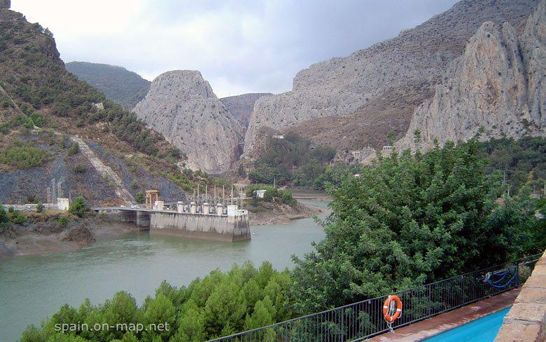 El Chorro, Malaga - Andalusië, Spanje.