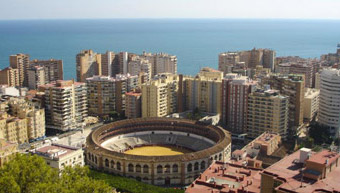 L'arena de toros di Malaga citta' 