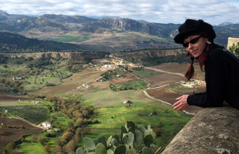 Vista dal 'balcone' di Ronda