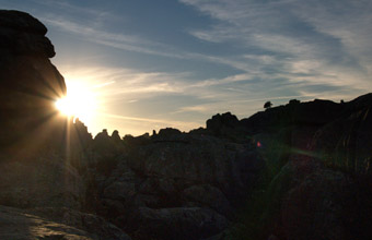 Torcal de Antequera sunset