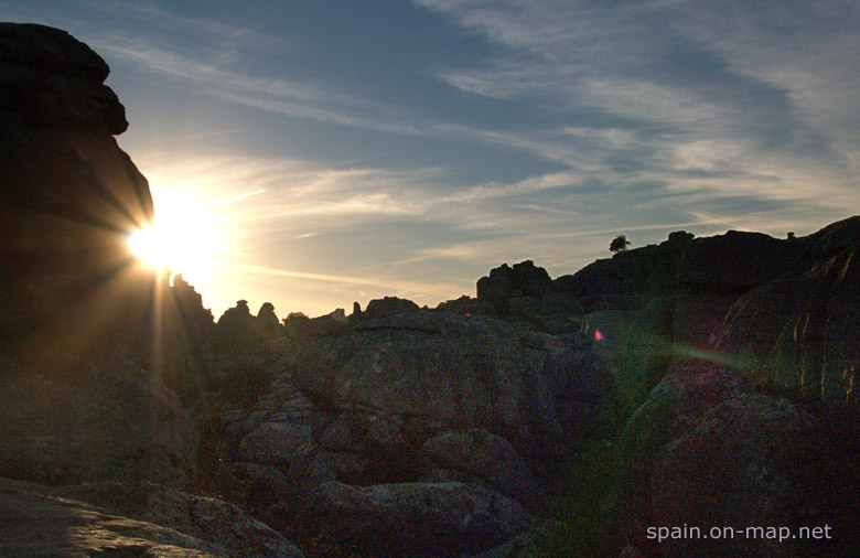 Naturpark Torcal de Antequera , Malaga - Andalusien, Spanien