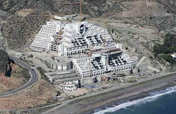 el Algarrobico, mega-hotel on the coast of Almeria