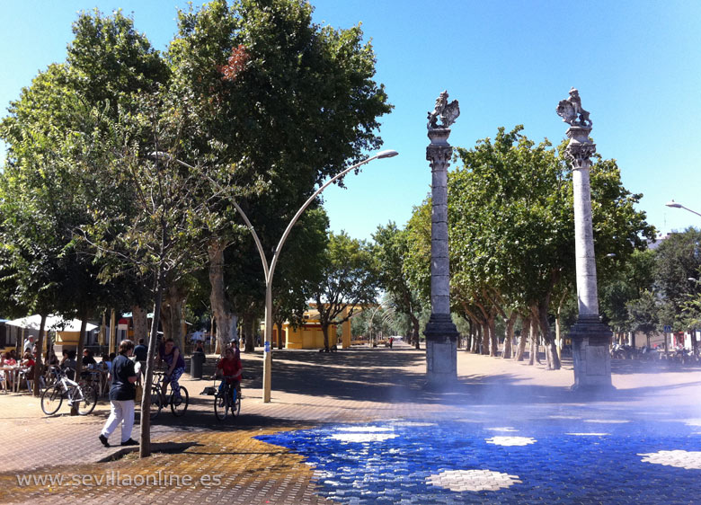 Alameda de Hercules noordelijke zijde, Sevilla