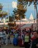 More than a million lightbulbs light up the feria.