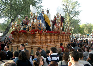 Un paso del Cristo - Semana Santa (Karwoche) in Sevilla