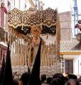 The virgen of San Bernardo, just out of her temple.