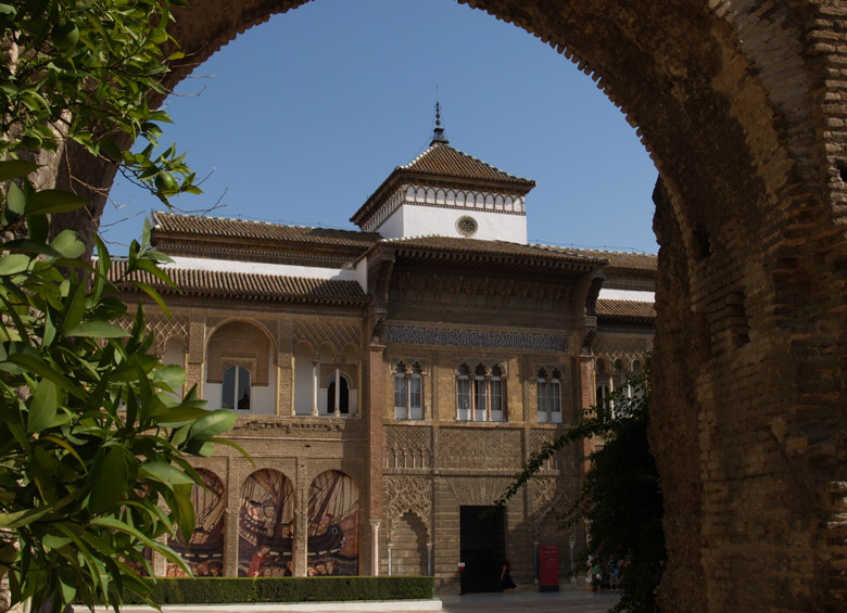 The first impression when you enter the Alcazar palace, Seville