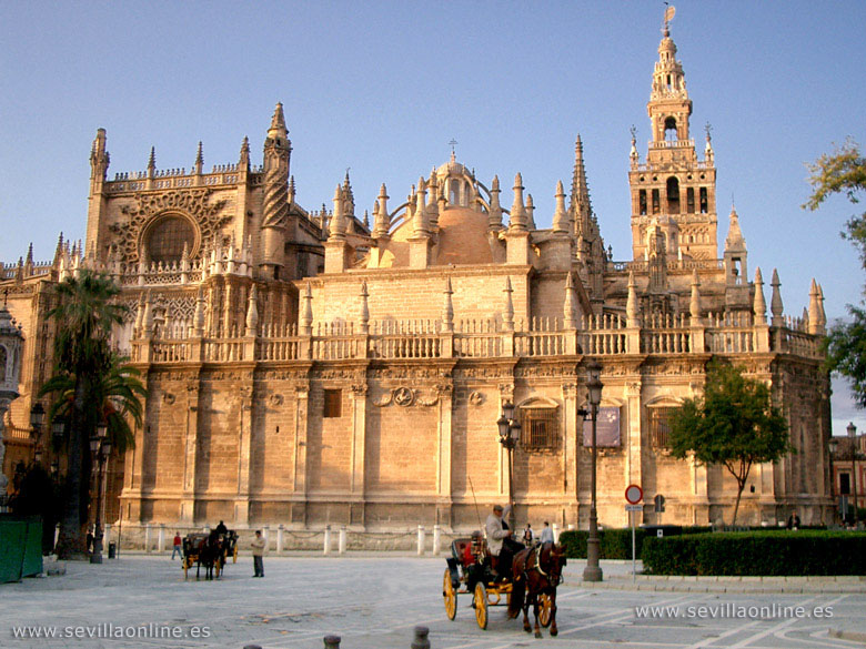Die Kathedrale von Sevilla, Spanien.