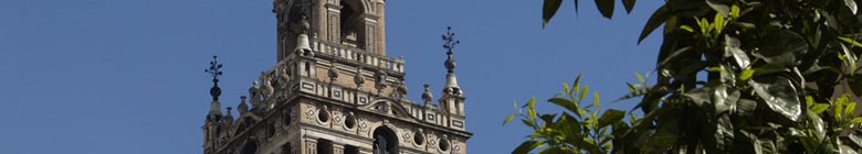 a Giralda, Sville - Andalousie, Espagne.