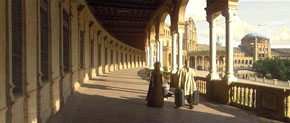 Star Wars was filmed in the Plaza de España of Seville.